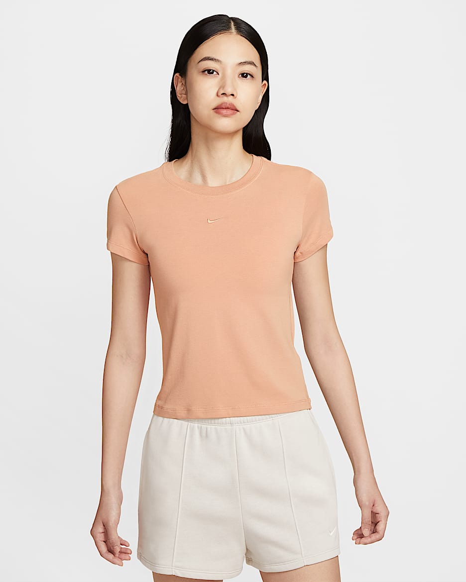★ Nike★ Sportswear Chill Knit Women's T-Shirt W Rose Gold Nike Sportswear Chill Knit Women's T-shirt. Nike ID